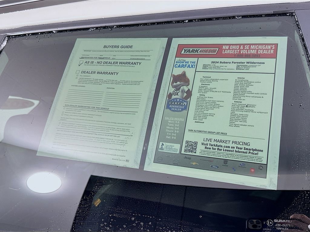 Certified 2024 Subaru Forester Wilderness image 13