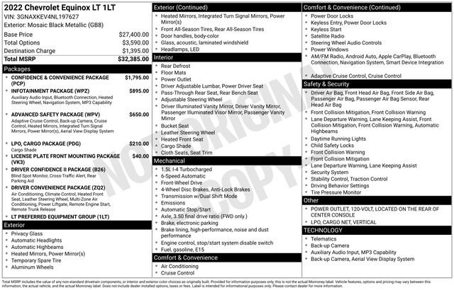 Used 2022 Chevrolet Equinox LT image 44