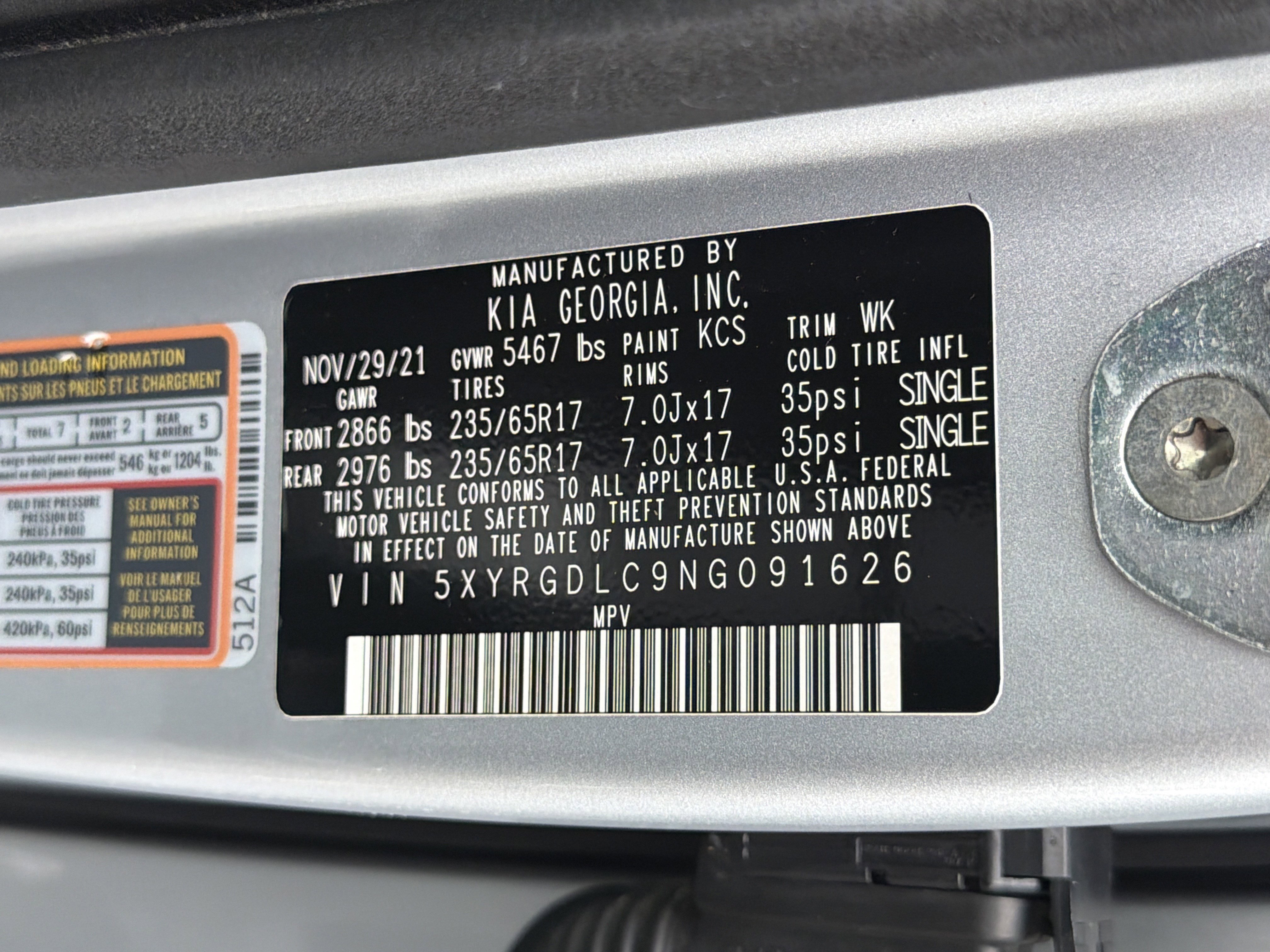 Used 2022 Kia Sorento LX AWD/4WD image 31