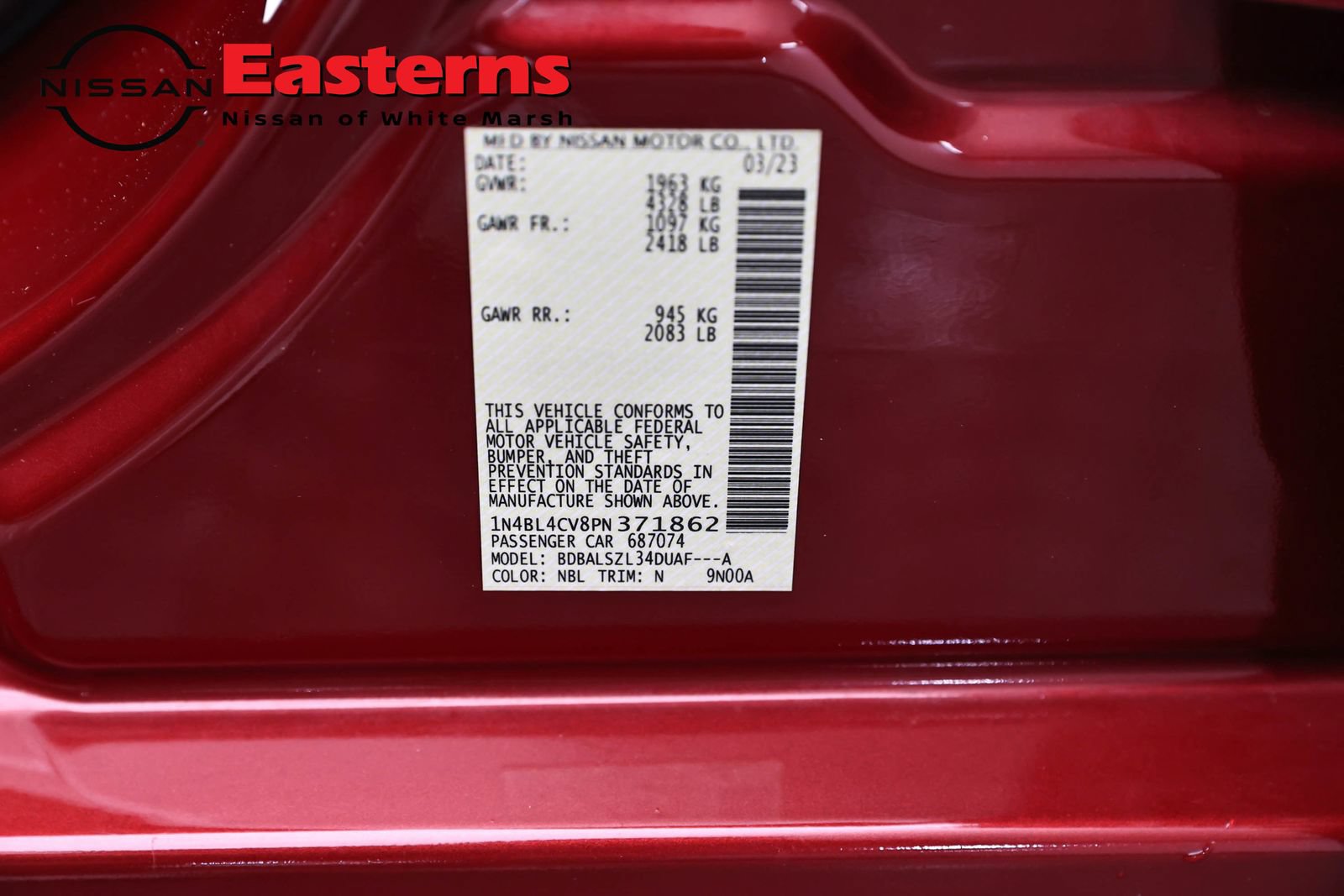 Used 2023 Nissan Altima 2.5 SR w/ SR Premium Package FWD image 35
