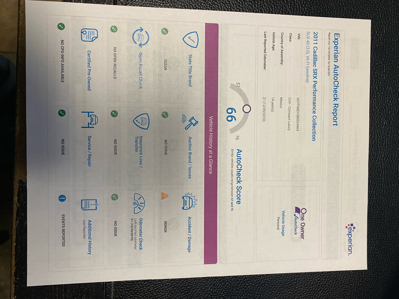 Used 2011 Cadillac SRX Performance image 18