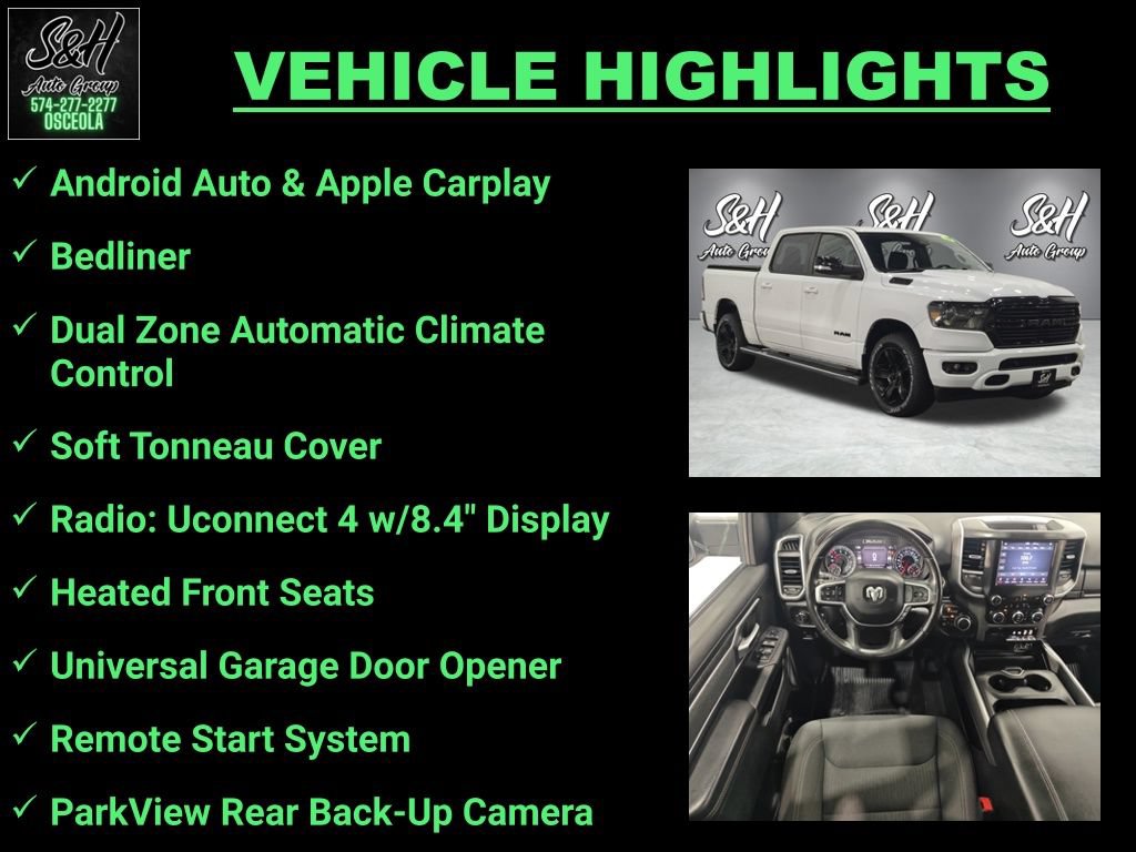 Used 2021 RAM 1500 Big Horn AWD/4WD image 3