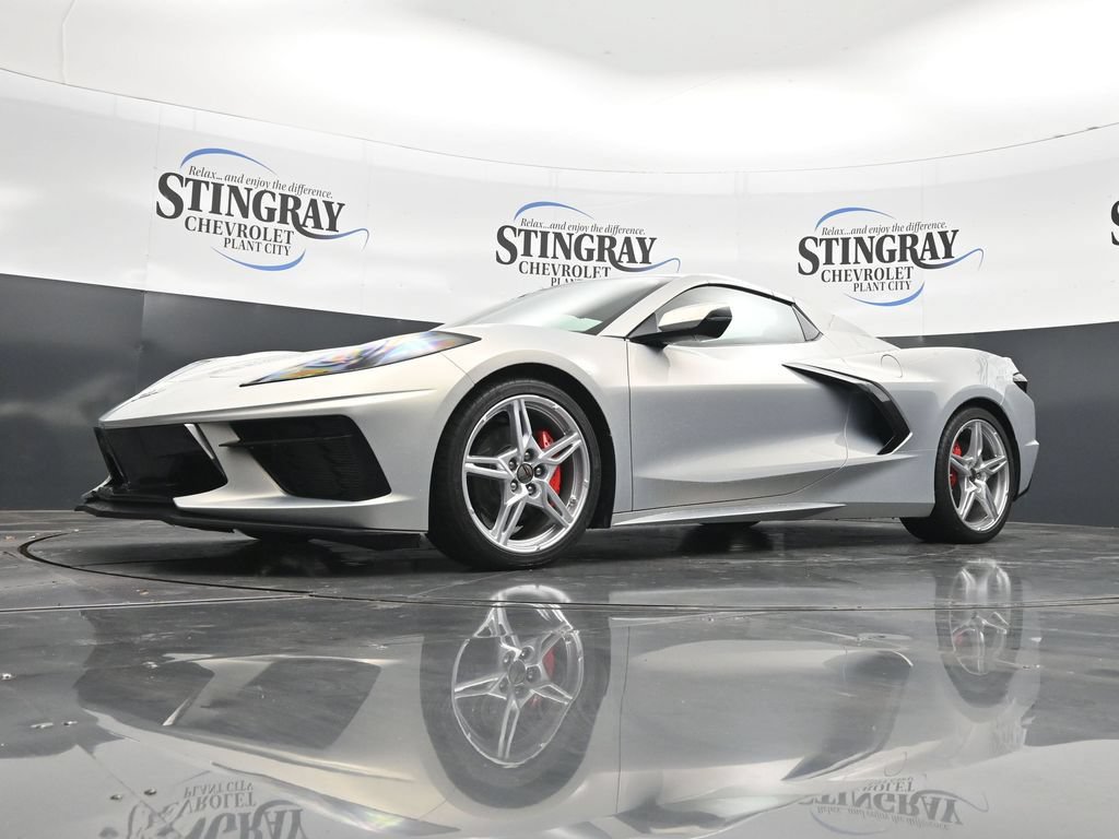 Used 2023 Chevrolet Corvette Stingray Preferred Conv w/ Chrome Exterior Badge Package RWD image 28