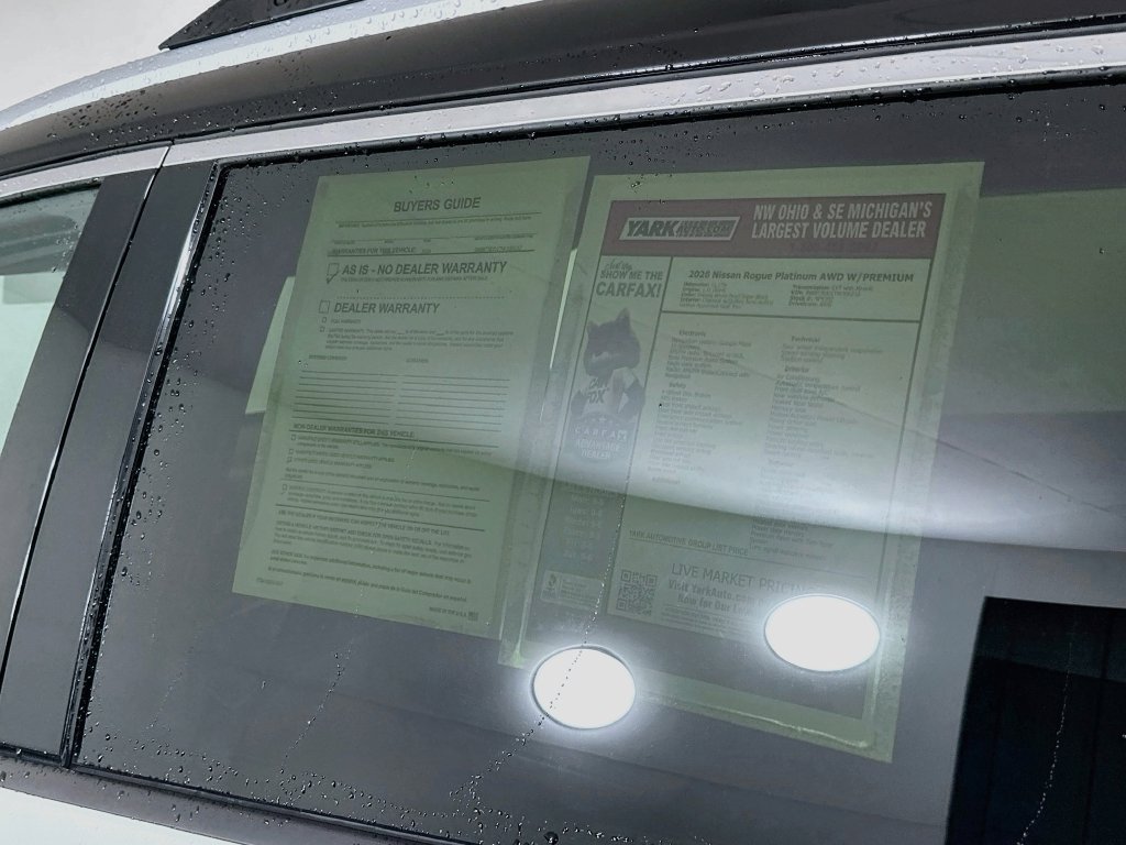 Certified 2026 Nissan Rogue Platinum w/ Platinum Premium Package AWD/4WD image 13