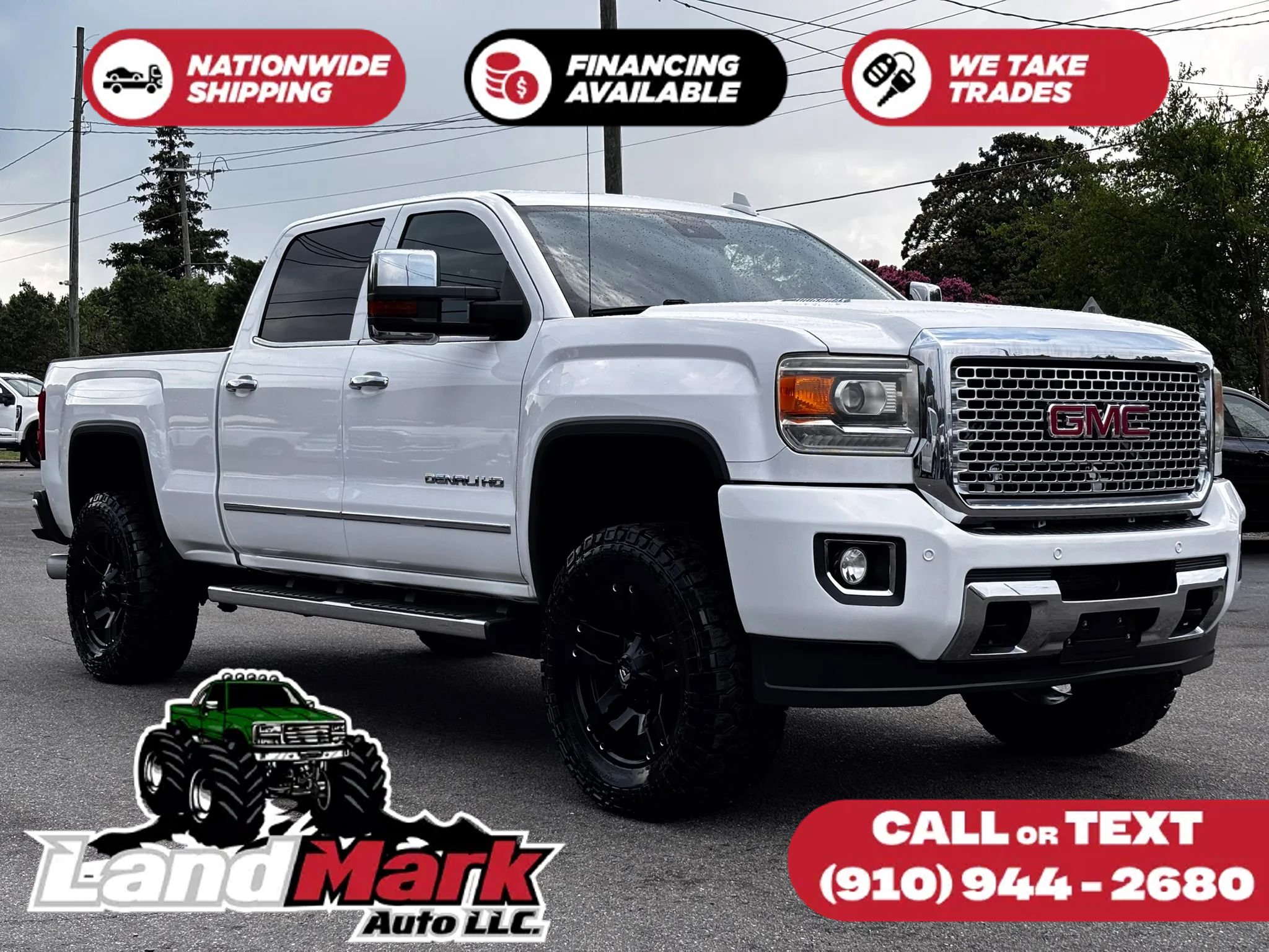 Used 2015 GMC Sierra 2500 Denali w/ Duramax Plus Package AWD/4WD image 1