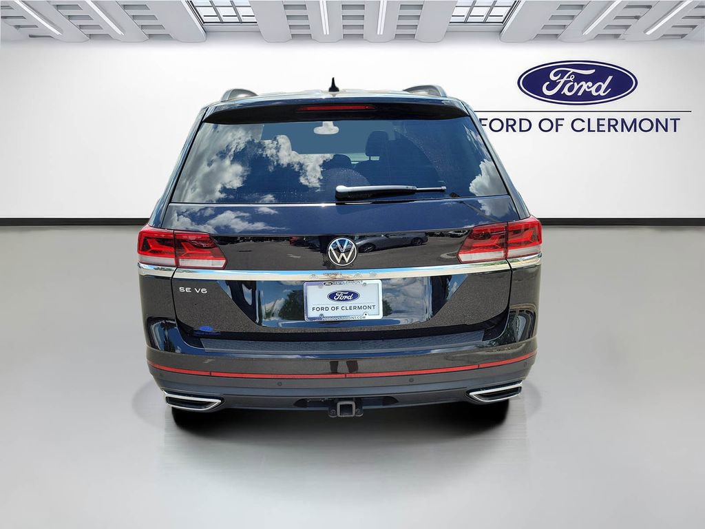 Used 2021 Volkswagen Atlas SE w/ Towing Package FWD image 4