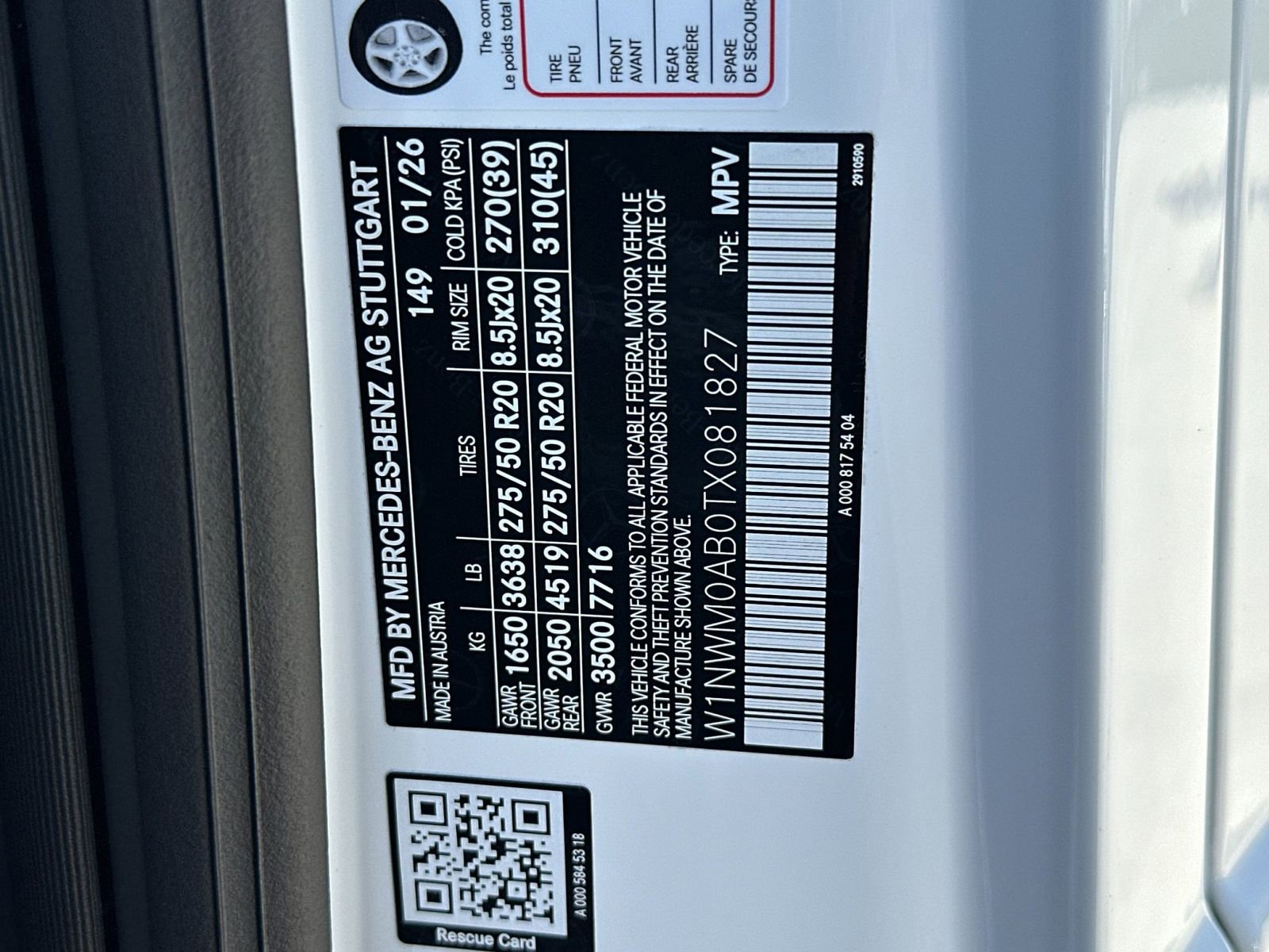 New 2026 Mercedes-Benz G 580 w/ EQ Technology image 34