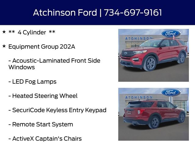Certified 2022 Ford Explorer XLT w/ Equipment Group 202A image 12