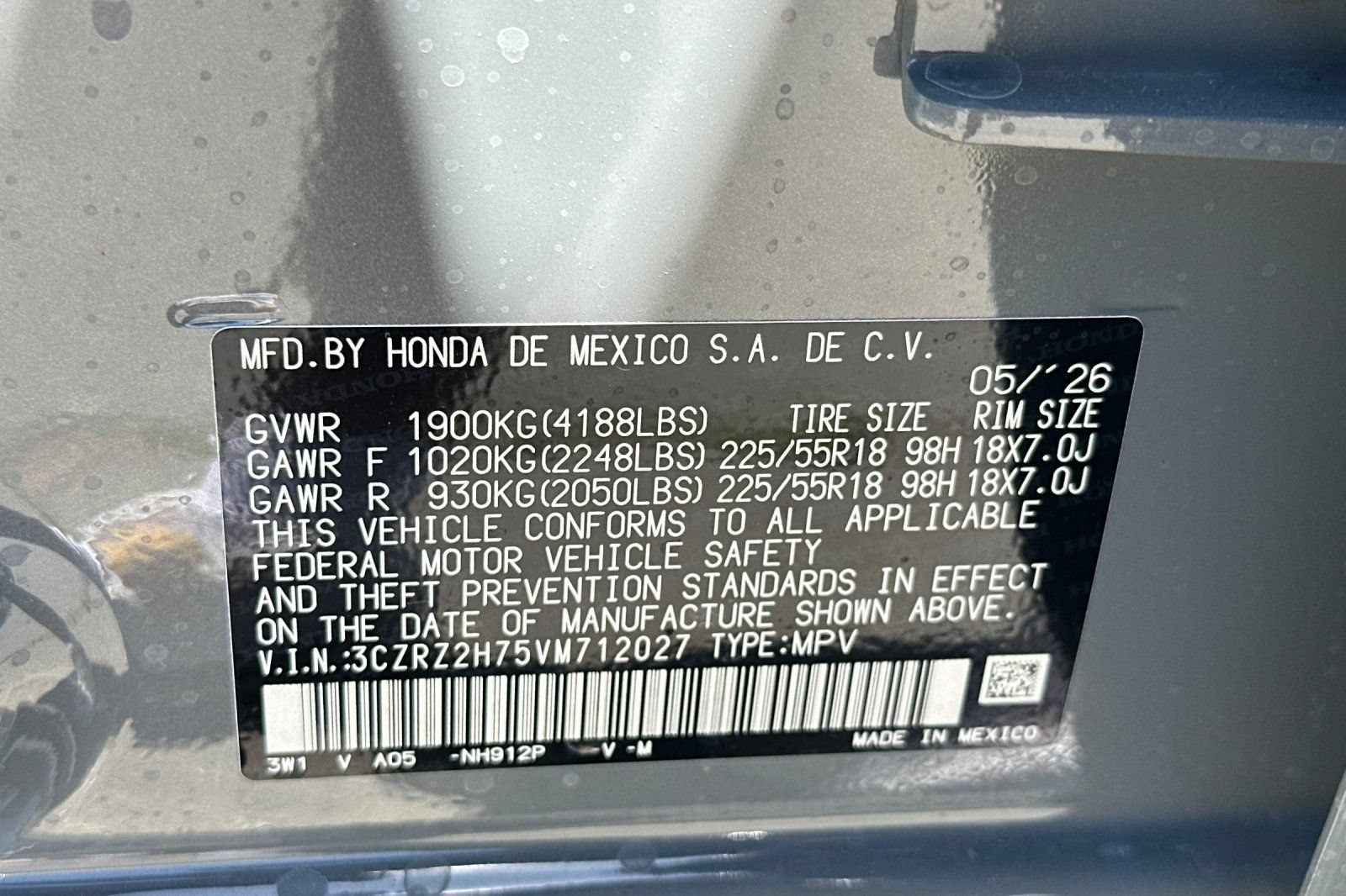 New 2027 Honda HR-V EX-L image 32
