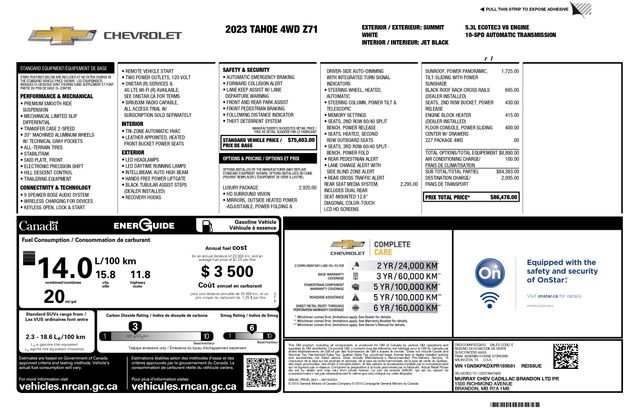 Used 2023 Chevrolet Tahoe Z71 image 3