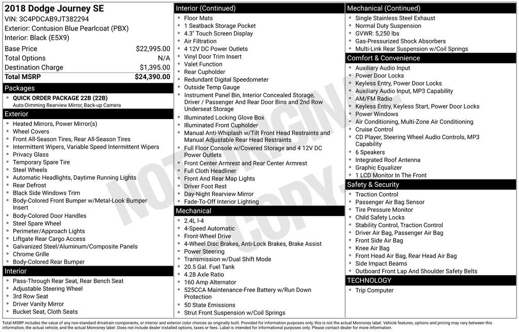 Used 2018 Dodge Journey SE image 27