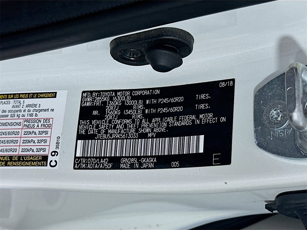 Used 2019 Toyota 4Runner Limited image 35