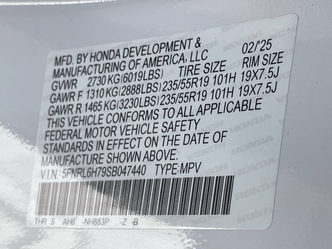 Used 2025 Honda Odyssey Sport-L image 33