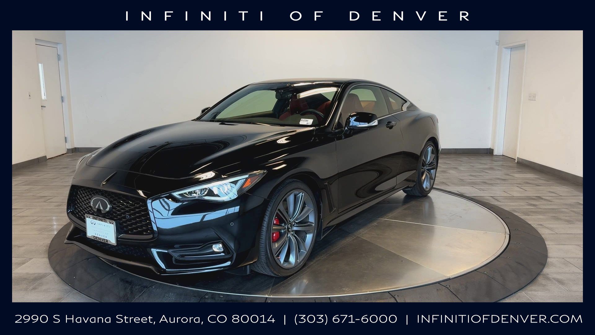 Certified 2022 INFINITI Q60 Red Sport 400 w/ Cargo Package image 1