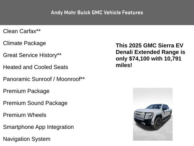 Used 2025 GMC Sierra EV Denali AWD/4WD image 8