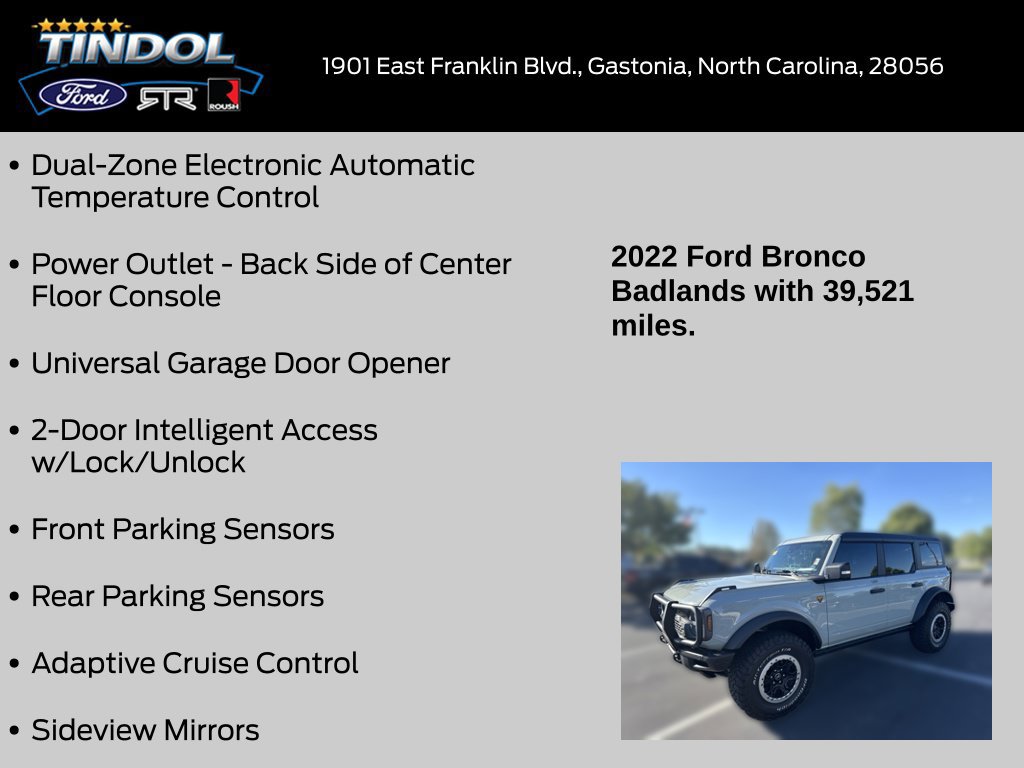 Used 2022 Ford Bronco Badlands AWD/4WD image 21