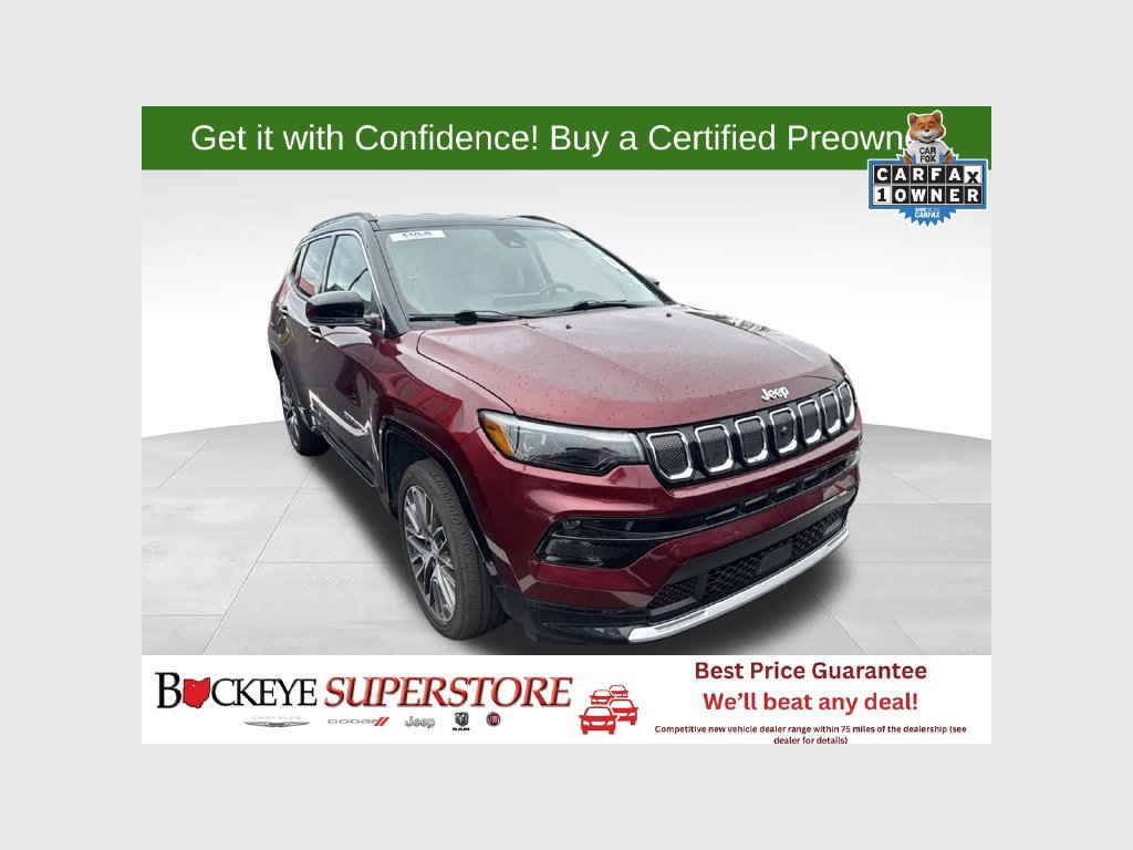 Certified 2022 Jeep Compass Limited w/ Elite Group
