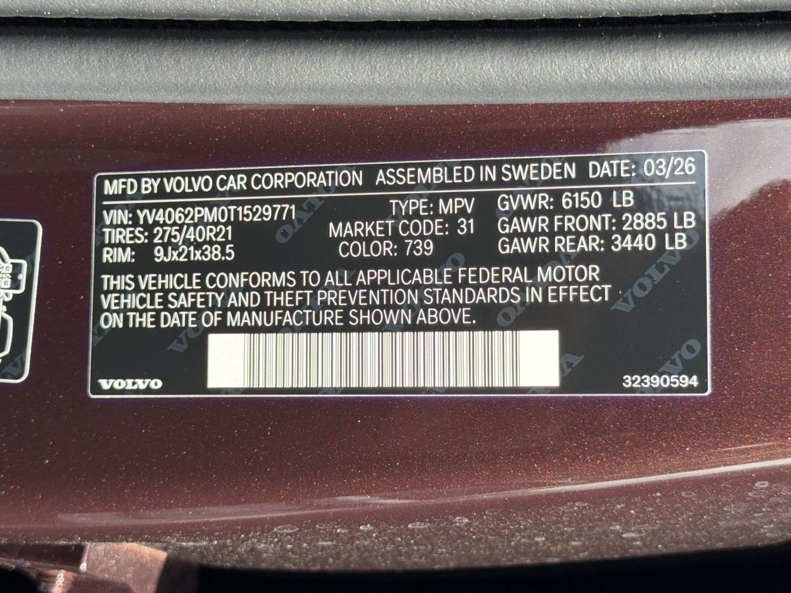 New 2026 Volvo XC90 B6 Ultra w/ Protection Package AWD/4WD image 24