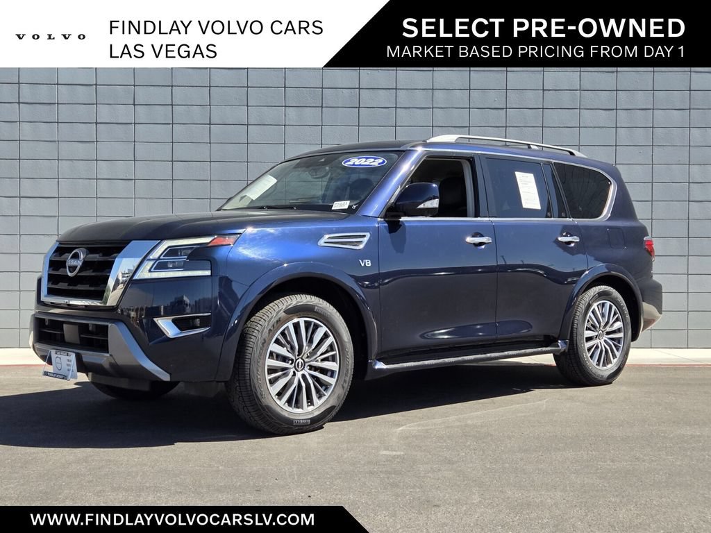 Used 2022 Nissan Armada SL w/ Captain's Chairs Package AWD/4WD image 1