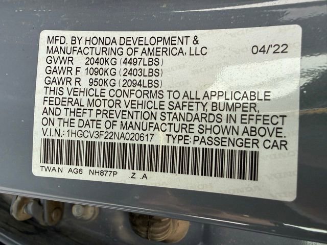 Used 2022 Honda Accord Sport image 15