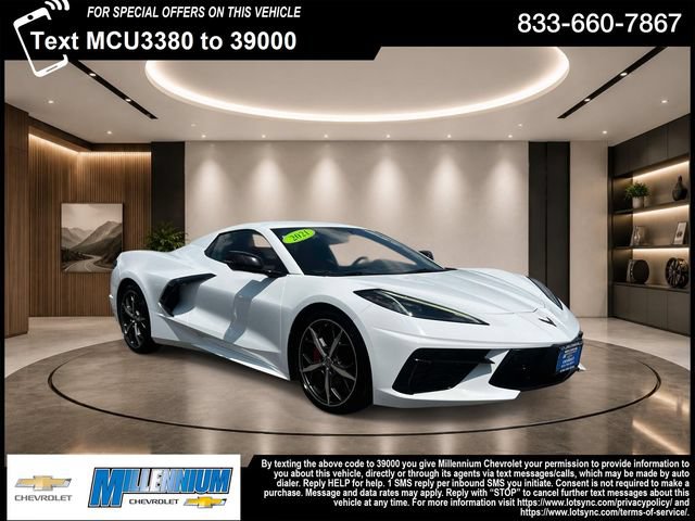 Certified 2021 Chevrolet Corvette Stingray Preferred Conv w/ 2LT RWD image 1