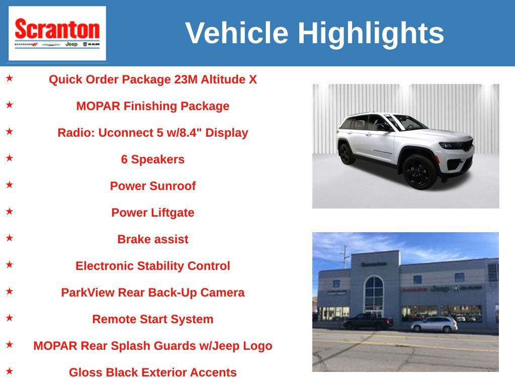 New 2025 Jeep Grand Cherokee Altitude image 6