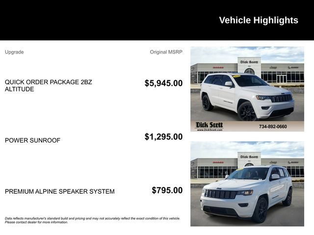 Used 2019 Jeep Grand Cherokee Altitude AWD/4WD image 5