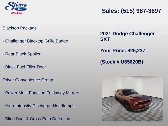 Used 2021 Dodge Challenger SXT w/ Plus Package AWD/4WD image 28