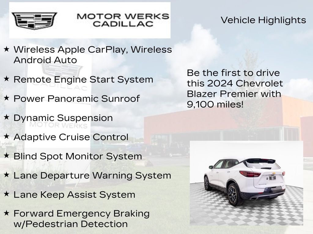 Used 2024 Chevrolet Blazer Premier w/ Driver Confidence II Package image 14