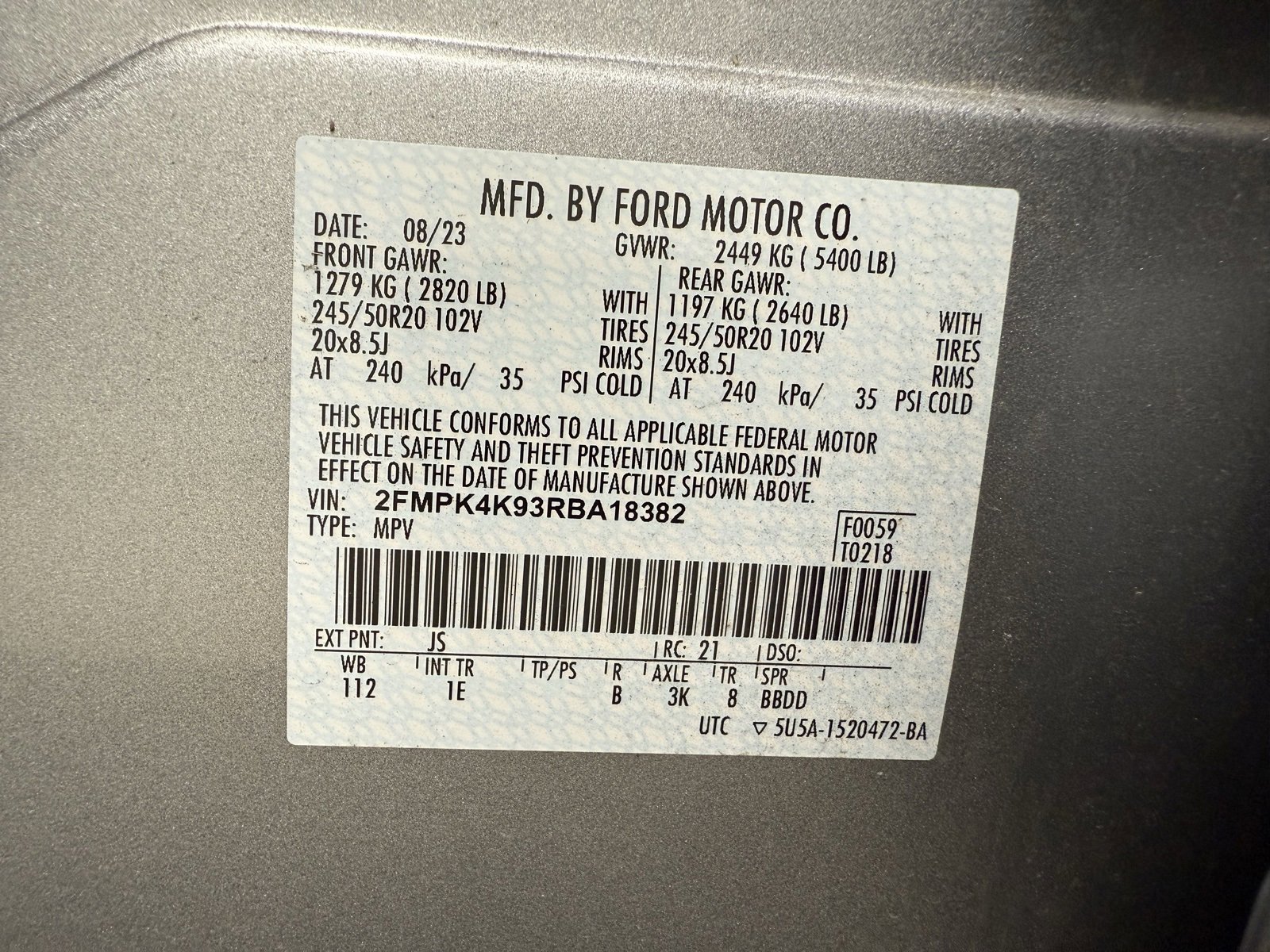 Used 2024 Ford Edge Titanium w/ Titanium Elite Package image 18