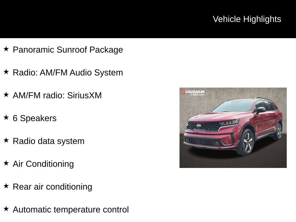Used 2021 Kia Sorento EX w/ Panoramic Sunroof Package AWD/4WD image 2
