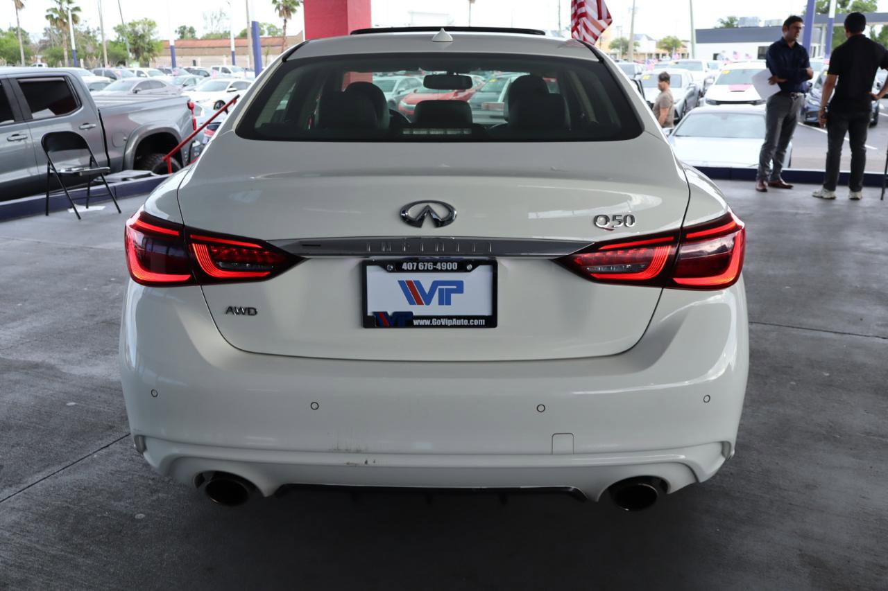 Used 2021 INFINITI Q50 Luxe w/ Cargo Package image 8