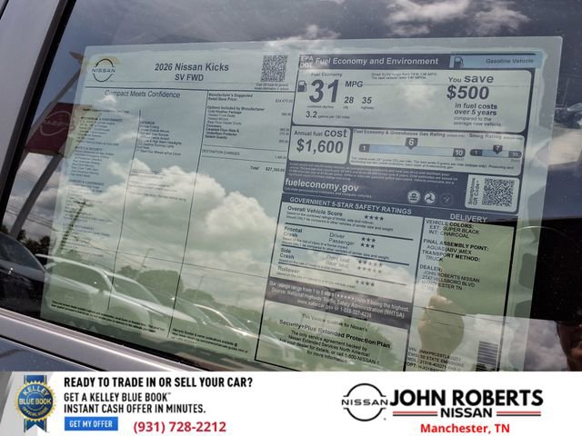 New 2026 Nissan Kicks SV w/ Cold Weather Package FWD image 20