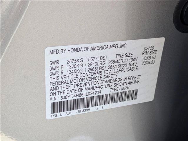 Used 2020 Acura MDX SH-AWD w/ Advance Package image 27