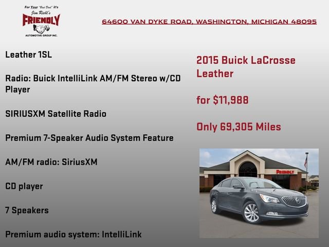 Used 2015 Buick LaCrosse Leather image 5
