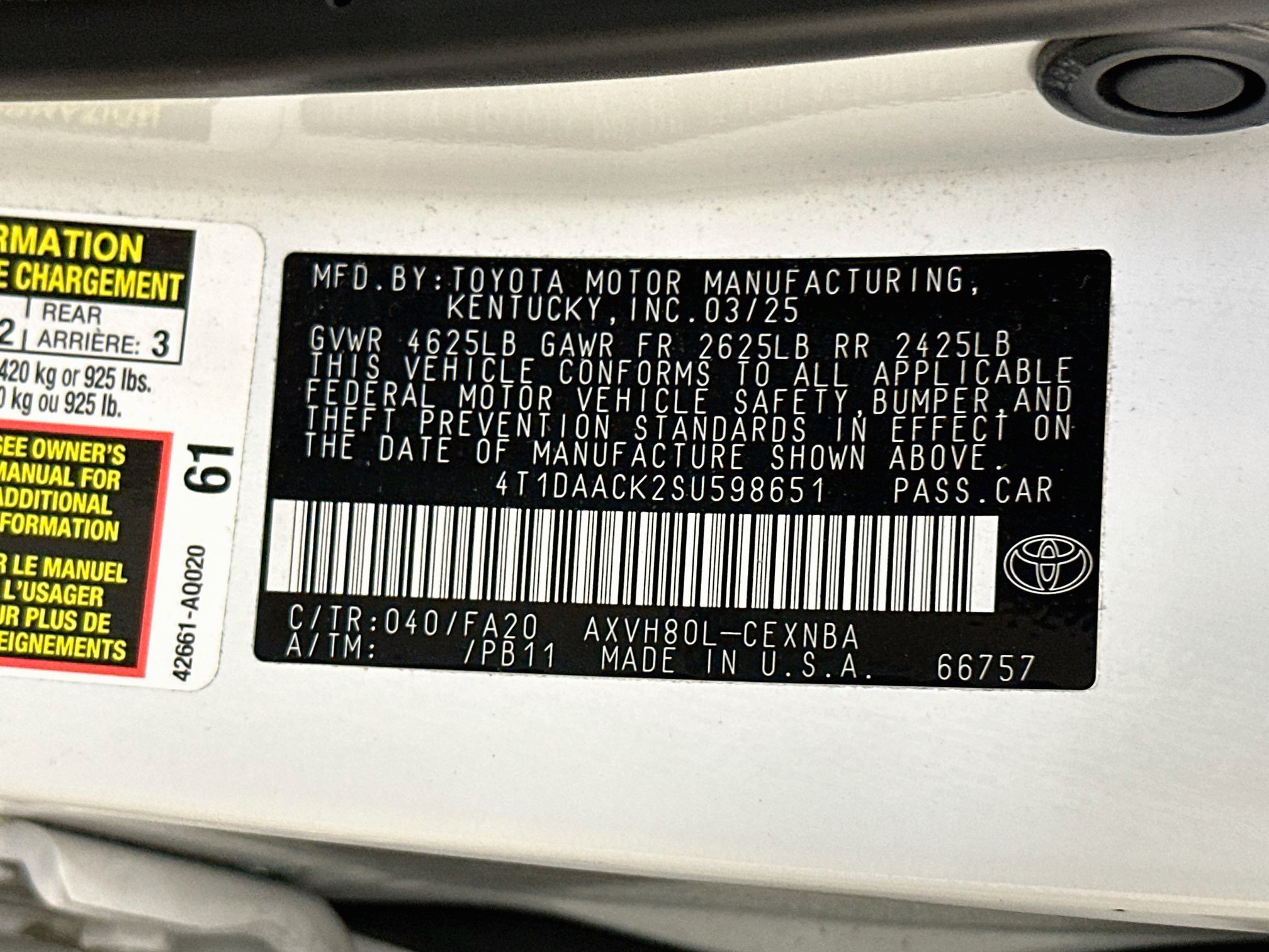 Used 2026 Toyota Camry SE FWD image 12