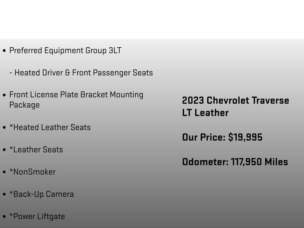 Used 2023 Chevrolet Traverse LT AWD/4WD image 6