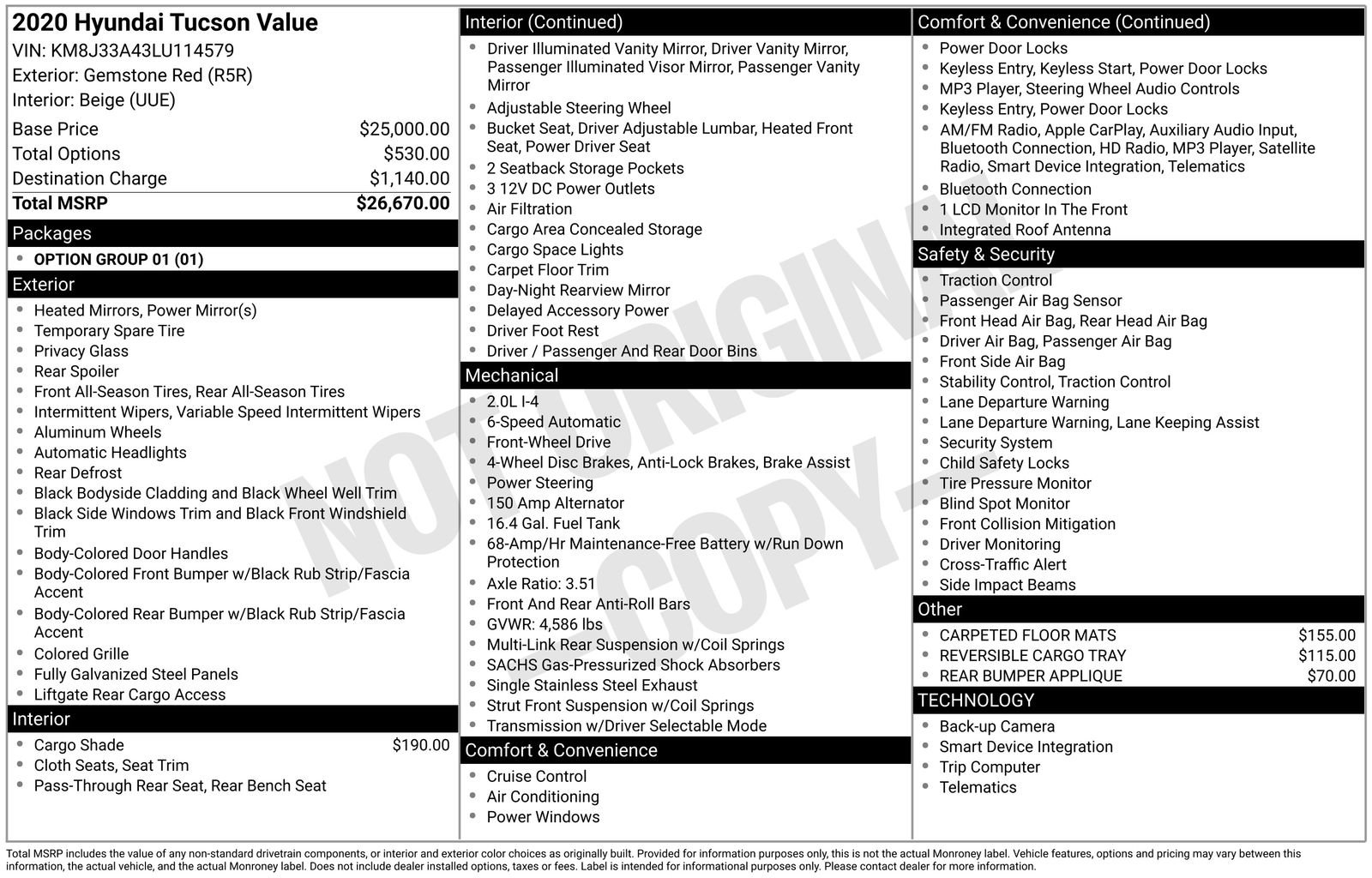 Used 2020 Hyundai Tucson Value image 30