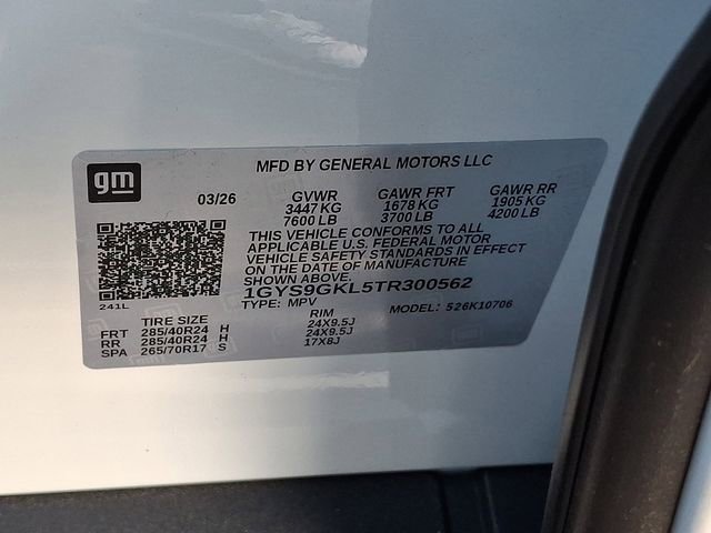 New 2026 Cadillac Escalade Platinum Sport w/ LPO, ONYX Package image 18