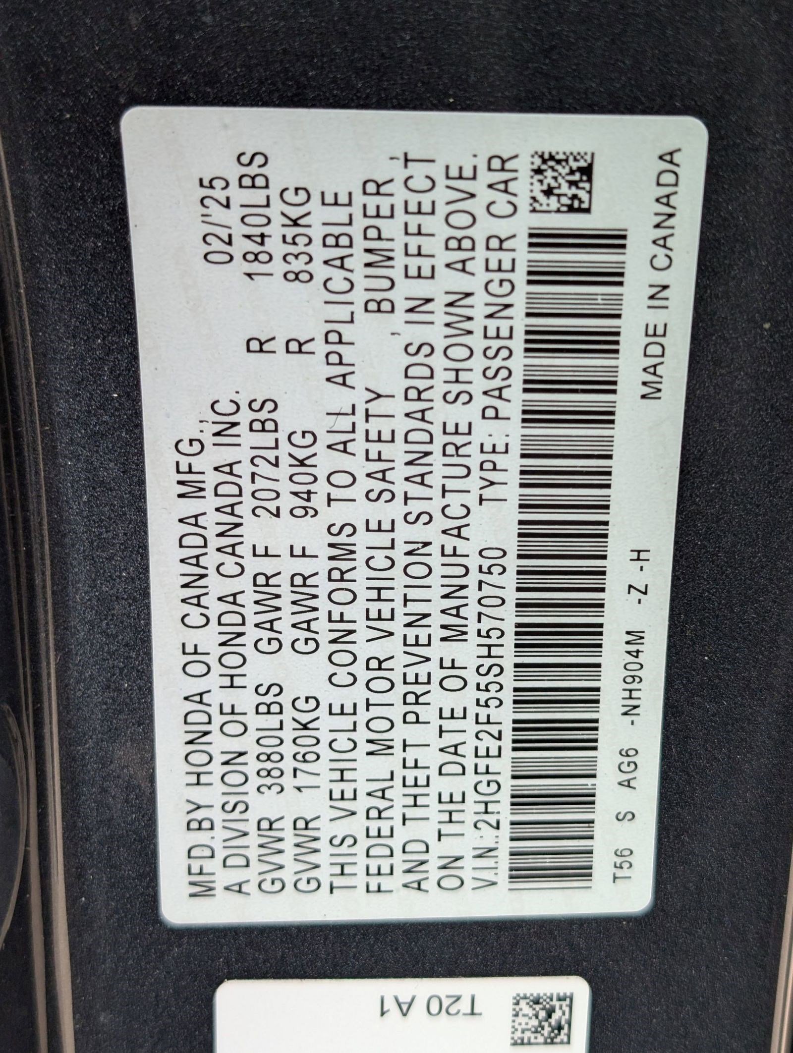 Used 2025 Honda Civic Sport image 22