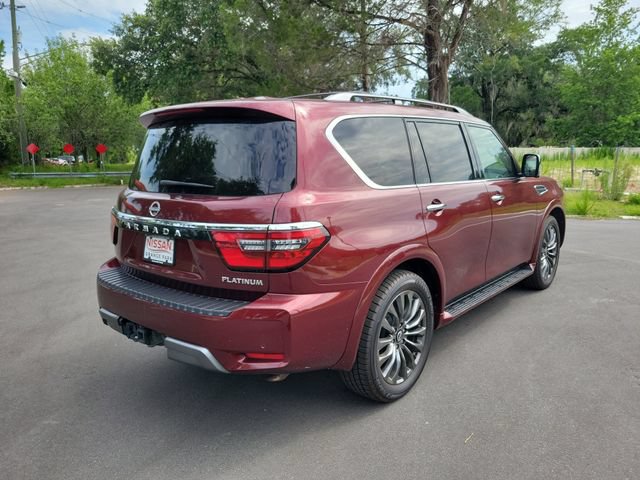 Used 2023 Nissan Armada Platinum w/ Captain's Chairs Package RWD image 2