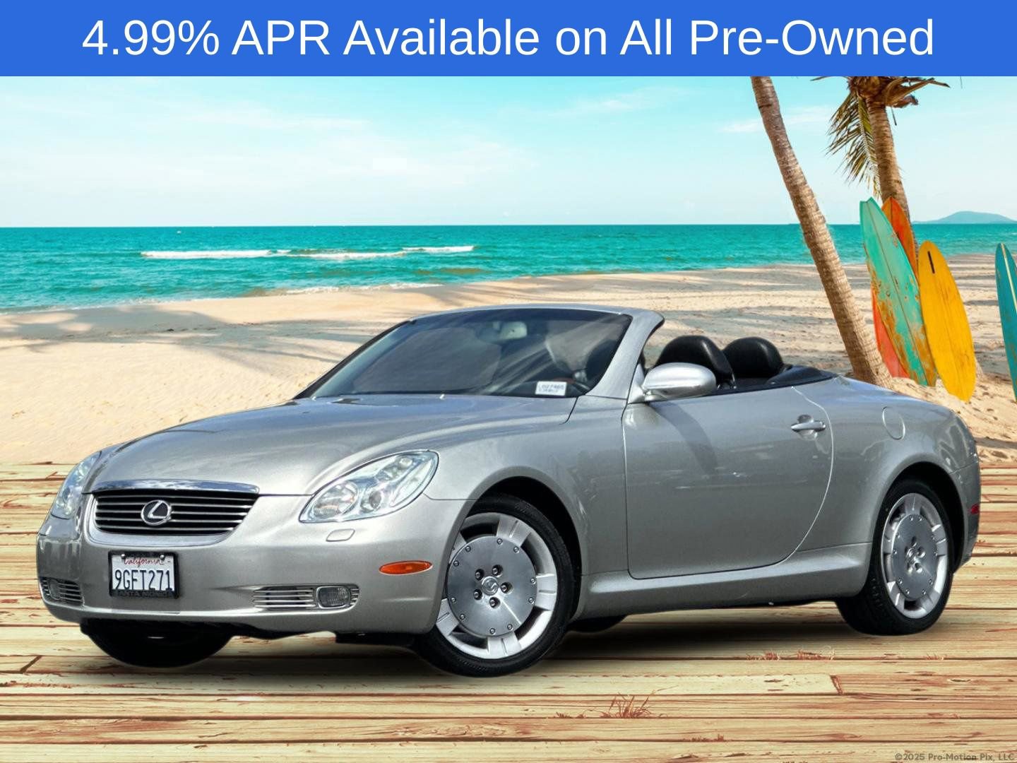 Used 2002 Lexus SC 430 Convertible RWD image 2