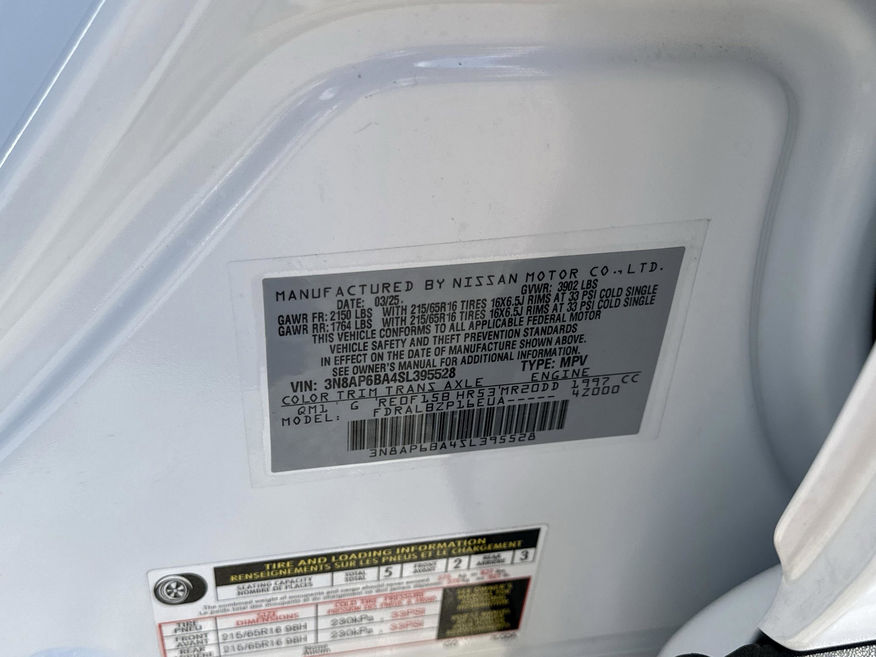 Certified 2025 Nissan Kicks S FWD image 34