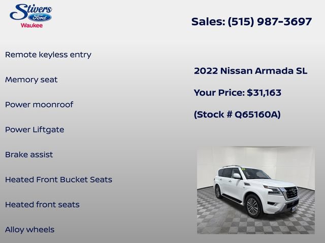 Used 2022 Nissan Armada SL AWD/4WD image 16