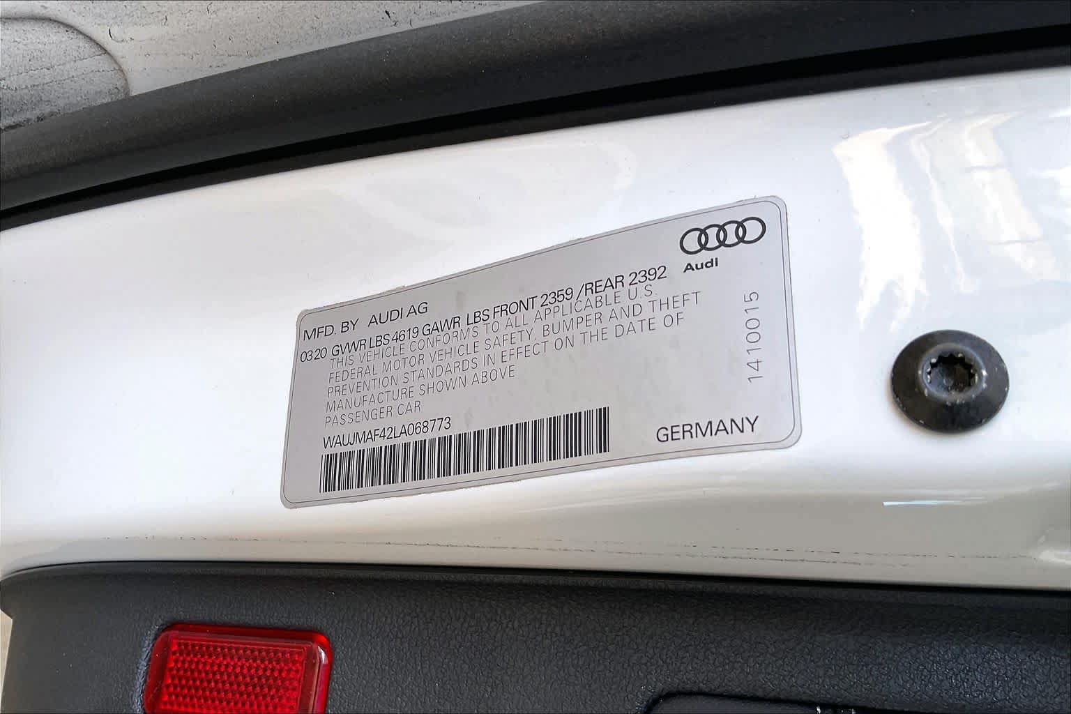 Used 2020 Audi A4 2.0T Prestige w/ Prestige Package FWD image 34