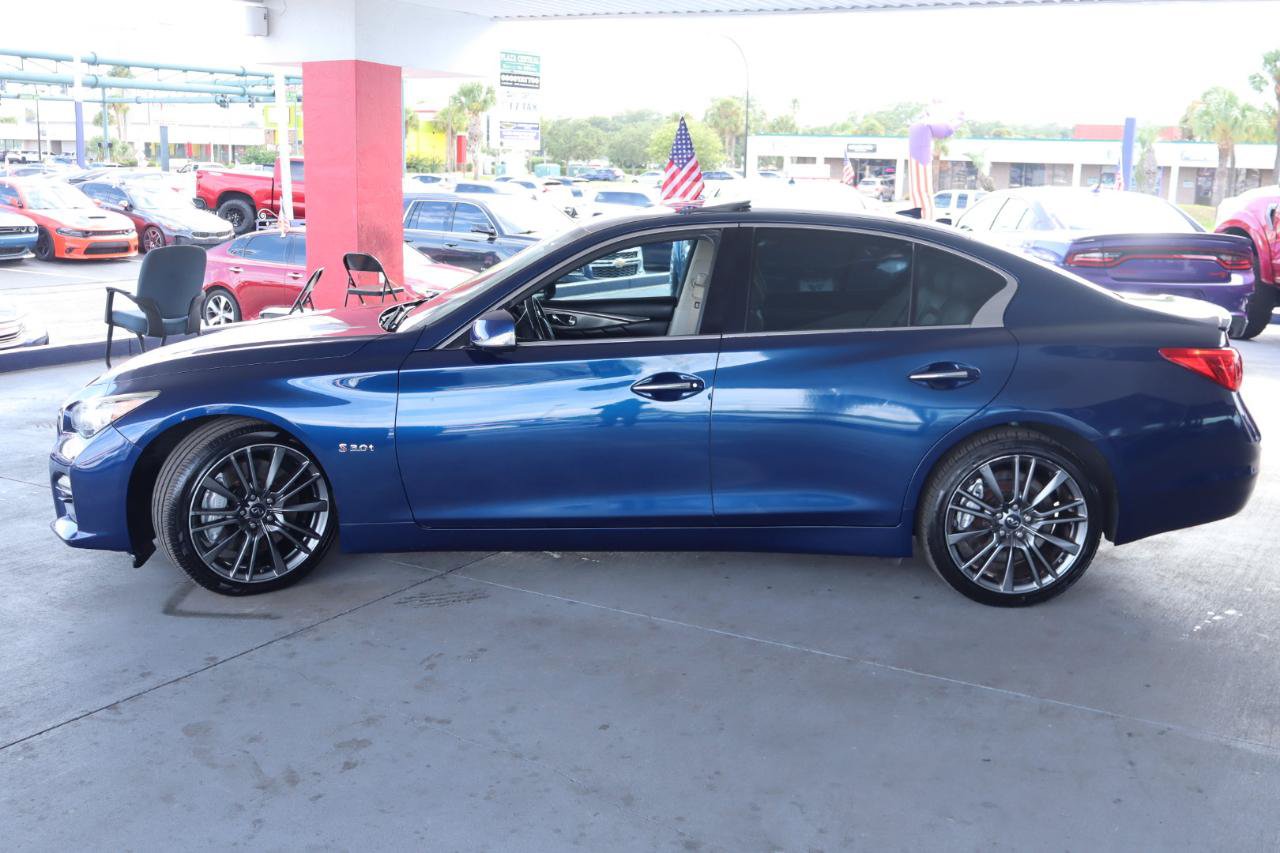 Used 2016 INFINITI Q50 Red Sport 400 RWD image 8