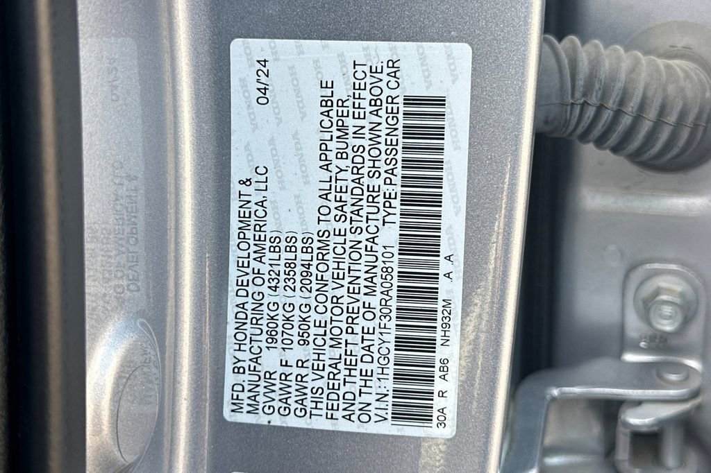 Used 2024 Honda Accord EX image 31