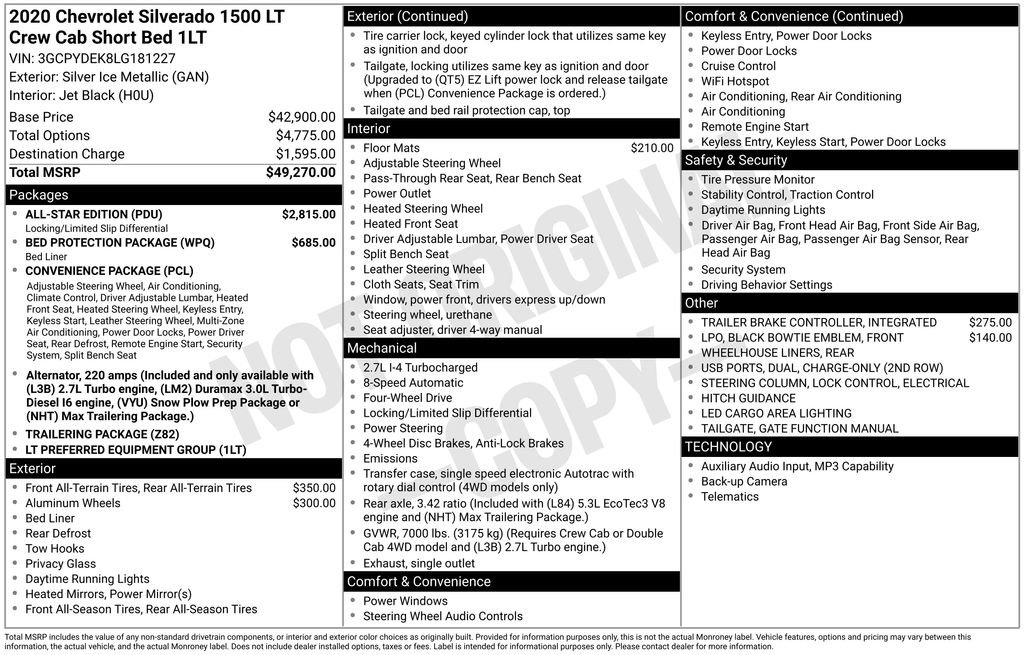 Used 2020 Chevrolet Silverado 1500 LT w/ All-Star Edition image 27