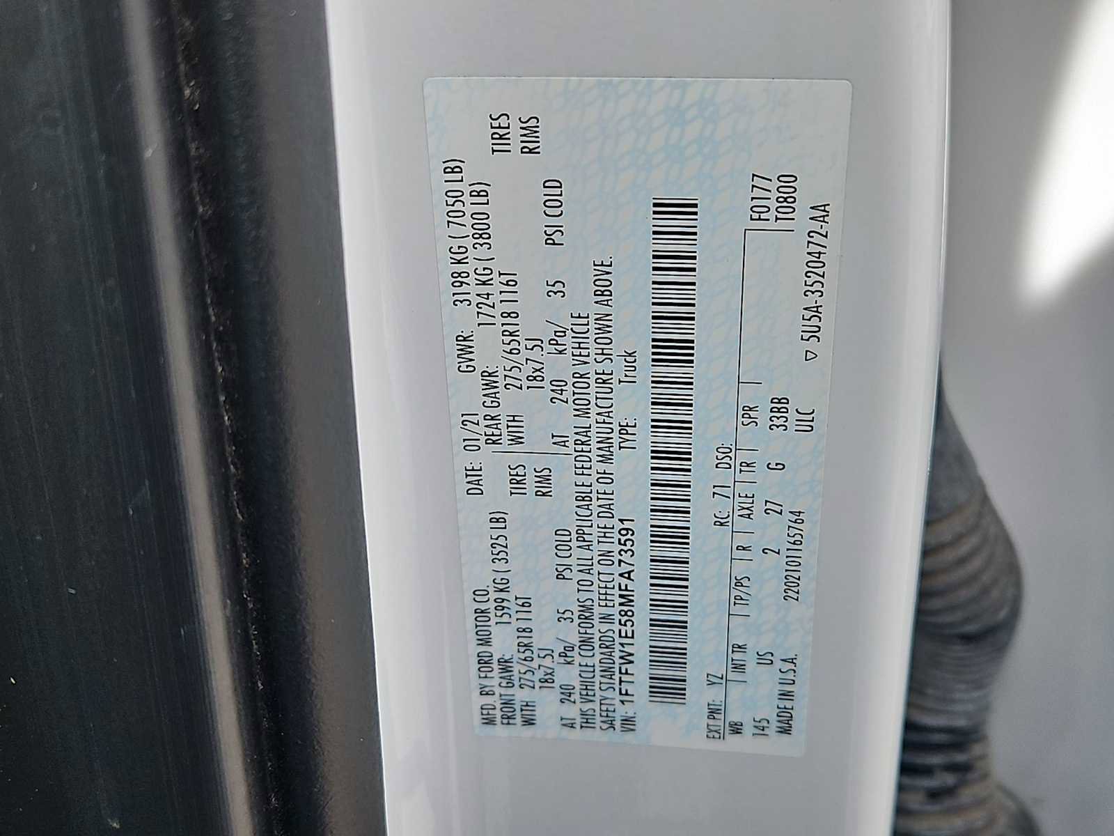 Used 2021 Ford F150 XLT w/ Equipment Group 302A High image 33