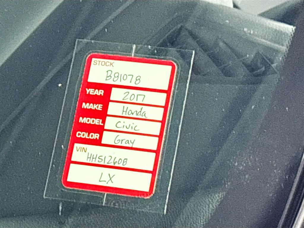 Certified 2017 Honda Civic LX image 25